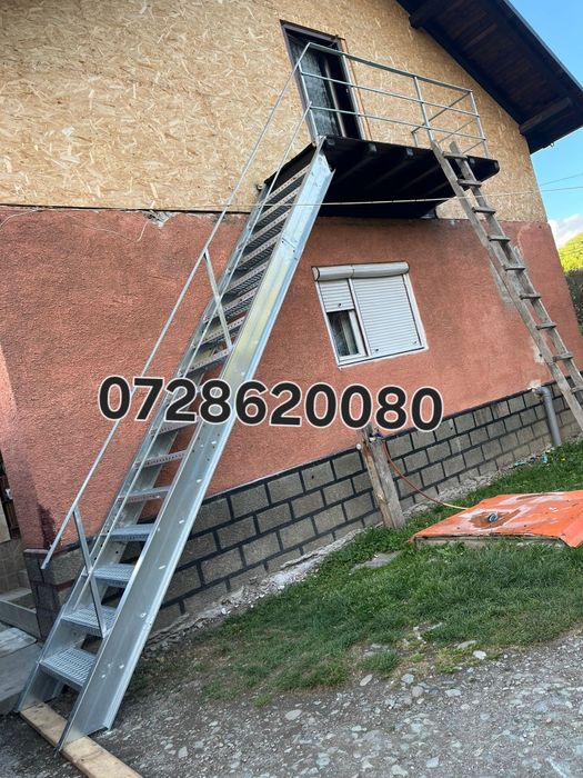 Scări metalice zincata