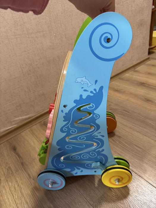 Дървена проходилка 6 в 1 Bigjigs