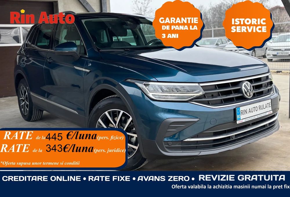 Volkswagen Tiguan TVA 21% - Posibilitate vanzare si in RATE – Credit sau Leasing