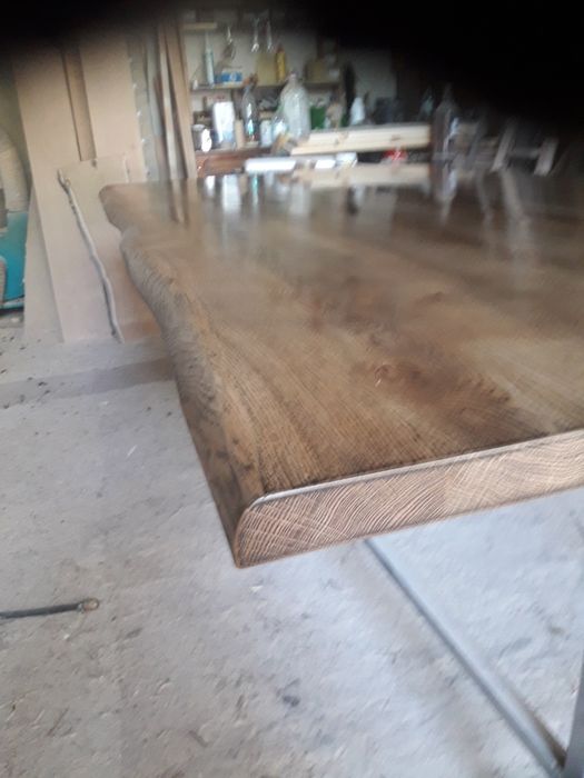 Плот за маса от дъб 220/100 състарен