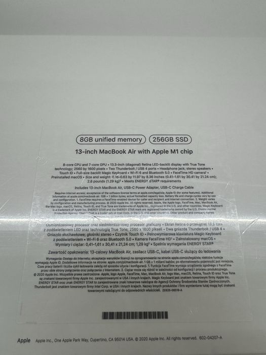 Vind MacBook Air 13” M1 2020