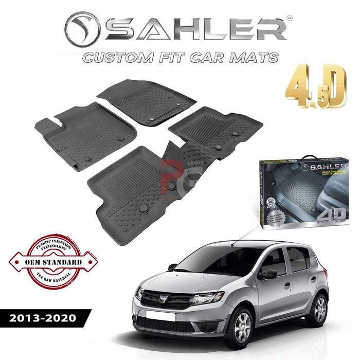 Гумени стелки за Dacia Sandero / Дачия Сандеро / 2013-2020