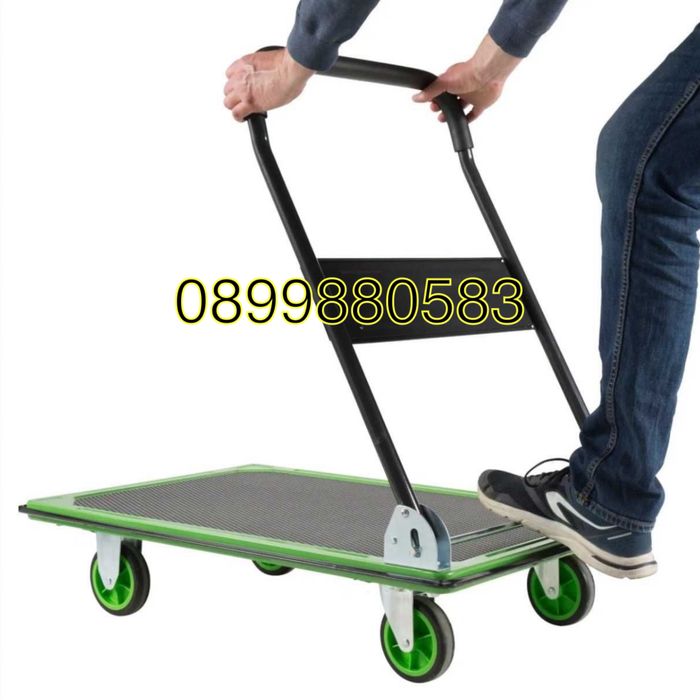 Товарна количка с платформа 300кг Hawek