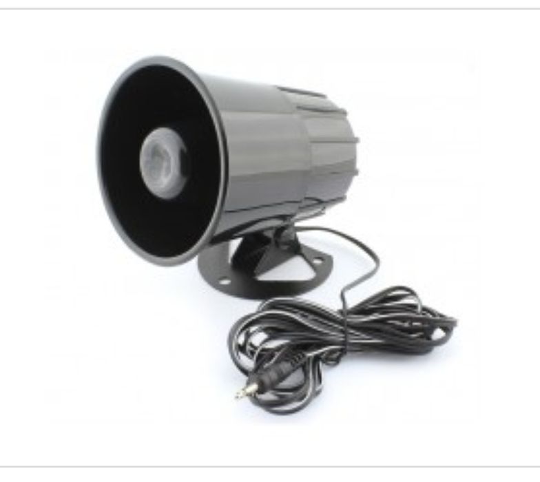 Sirena de alarmare cu 6 tonuri și alimentare la 12Volți
