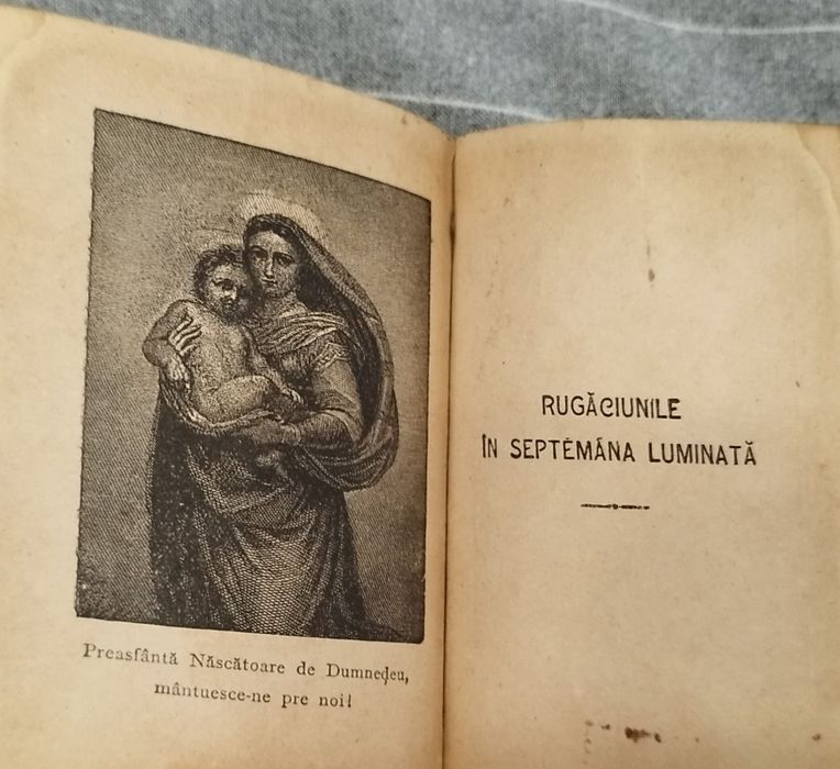 Carte de rugăciune Anul 1901 Calistrat Coca