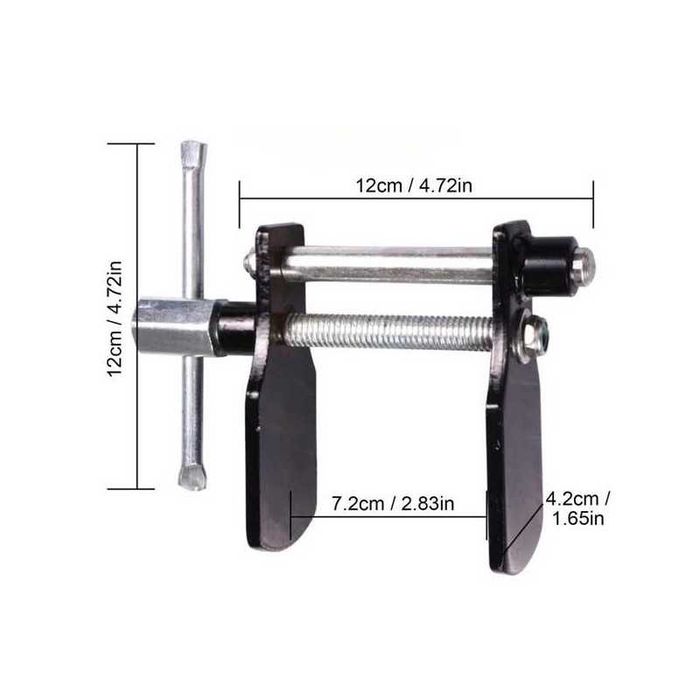 Инструмент за прибиране на спирачни бутала
