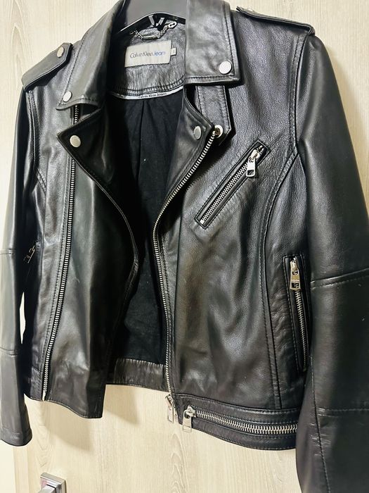 Calvin Klein яке естествена кожа