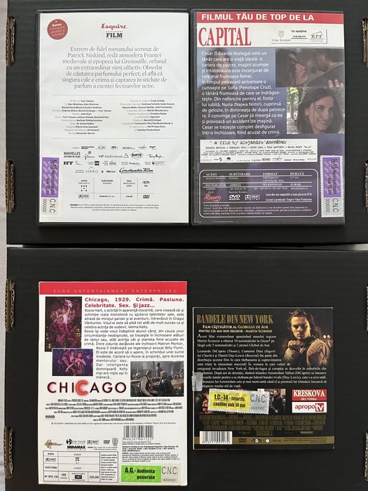 Lot 4 Dvd-uri filme Scorsese, Amenabar, Marshall, Twyker