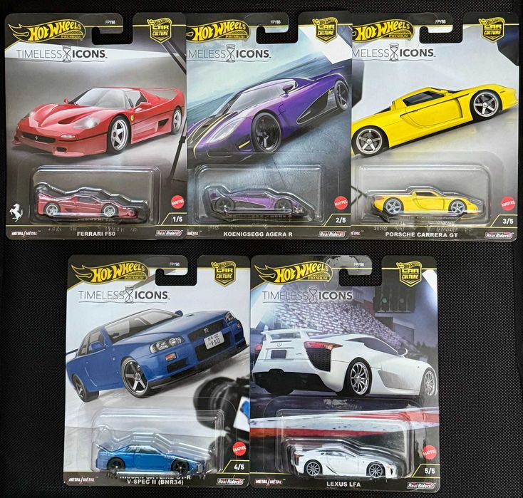 Hot Wheels Timeless Icons set