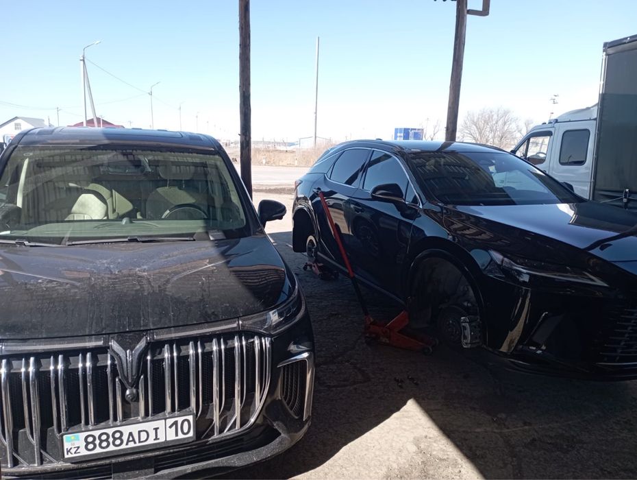 Шиномонтаж отличном месте в доль трассы