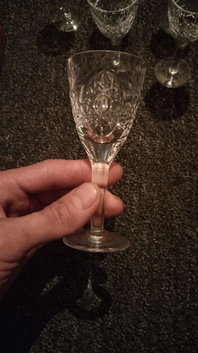 Рюмки хрустальные советские.