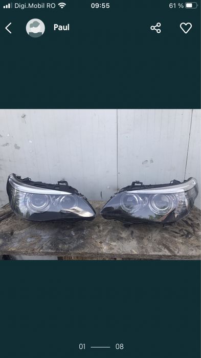 Vand far faruri xenon bmw e60/61 lci,facelift