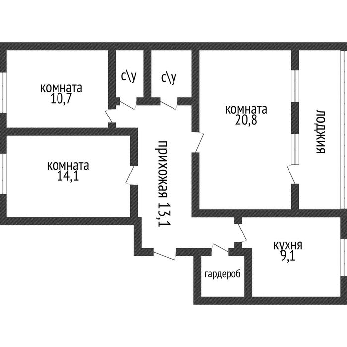 Продажа 3-комнатной квартиры