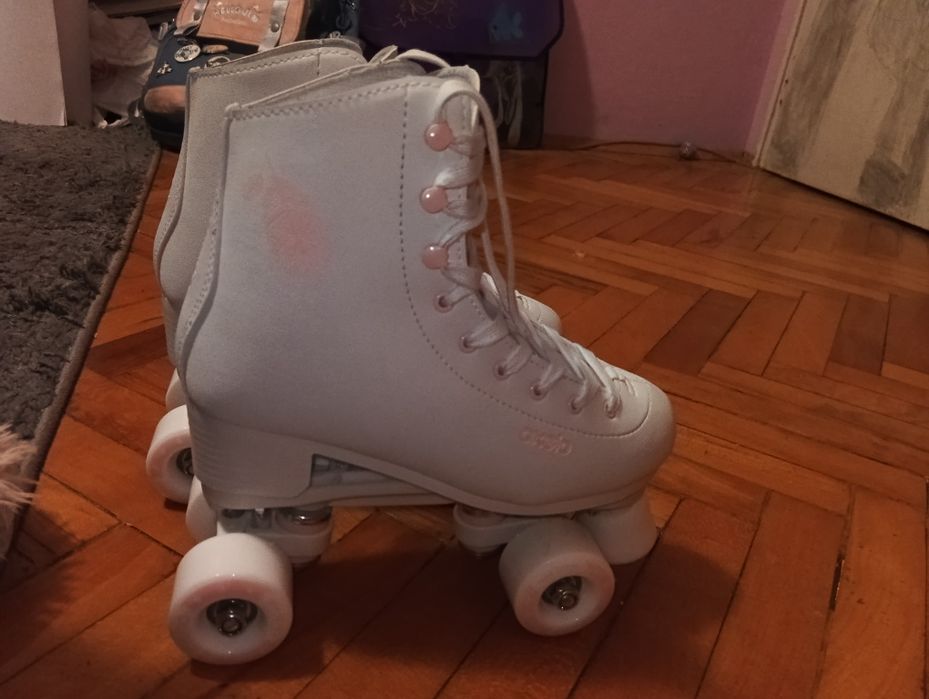 Бяло-розови ролкови кънки (38-ми номер)