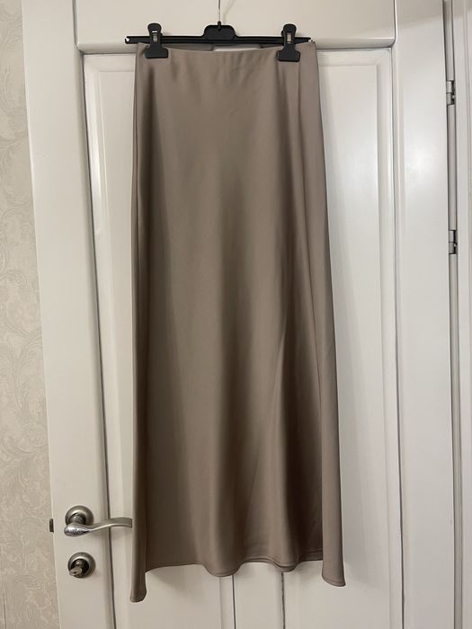 Юбка атлас длина макси