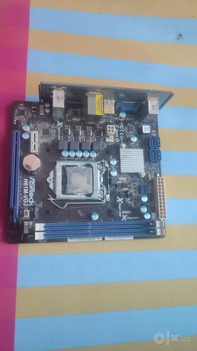 материнская плата ASRock H61M-VG3 c сокетом LGA1155 и поддержкой памят