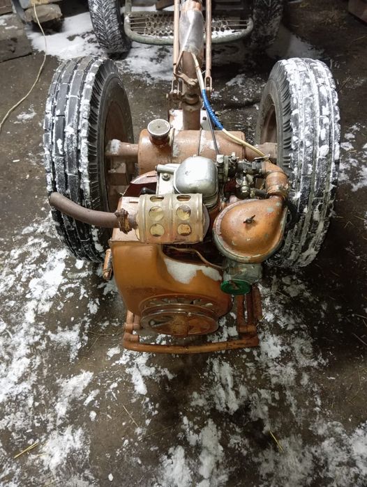 Мотоблок мтз05 с прицепом