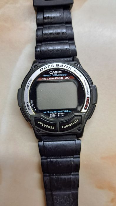 часовник CASIO DB-34H Data Bank ILLUMINATOR