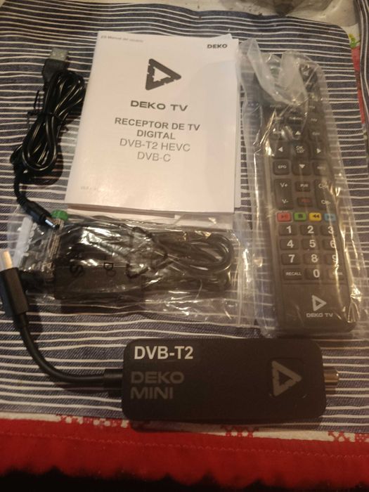 Продавам DVB-T2 цифров приемник DEKO MINI (HEVC)