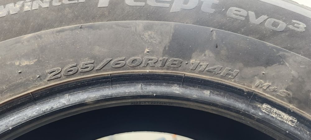 Зимни гуми Hankook icept Evo 3 x w330a XL 265/60/18 114H