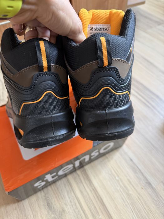 Мъжки боти от ест. кожа RULER S3S SR BROWN/BLACK !42 н