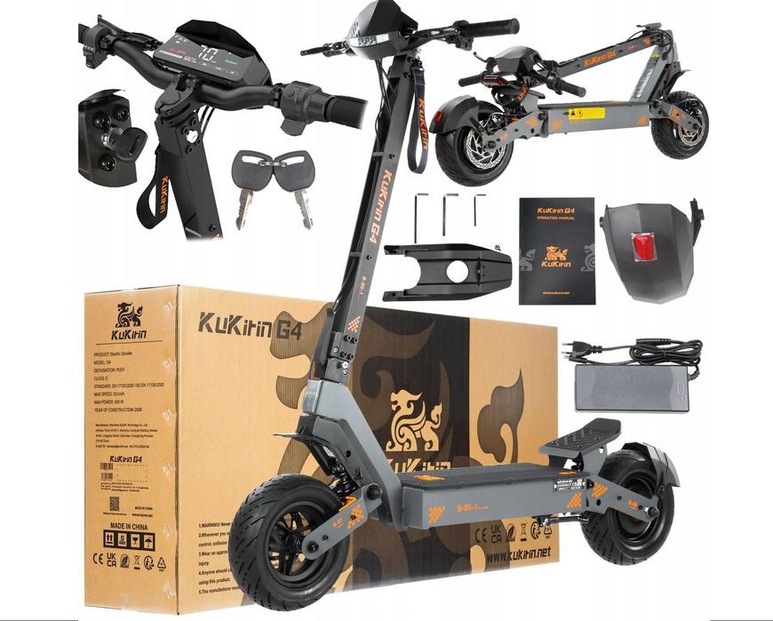 G4 2026‼️SIGILATA Noua‼️Kukirin G4‼️70 Km/h, Motor 2000W Noua Sigilata 0 KM . Roti 11 inch,