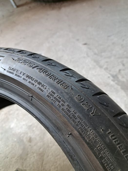 2 anvelope vară 225 40 r18 Bridgestone