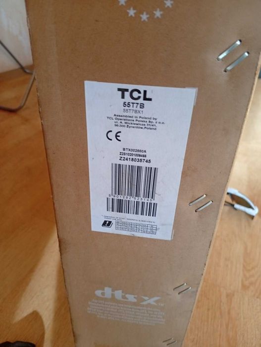 телевизор TCL 55 инча за части
