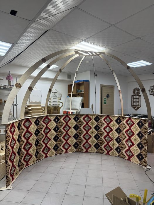 Полуюрта для праздников, мектеп, балабақша, школы, детсадов.