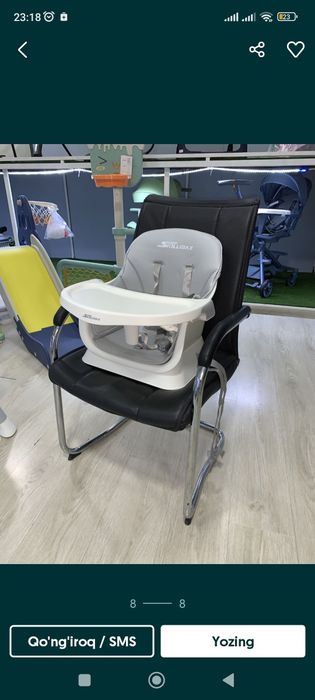 Даставка бесплатная. Стульчик для кормления 7в1