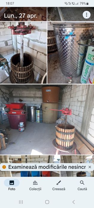 Butoi inox. Fibră. Desciorchinator. Teasc