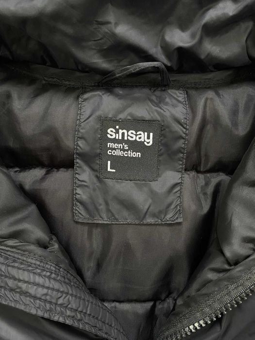 Vestă puffer bărbătească Sinsay, neagră, mărime L