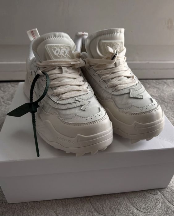 adidasi sneakers off white odsy 1000 triple white