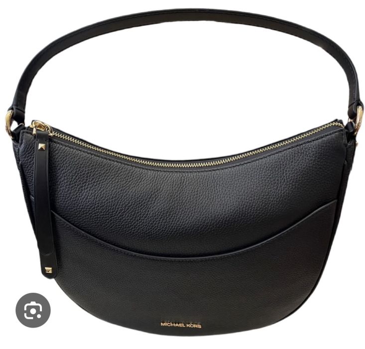 Новая сумка Michael Kors Dover Large Half Moon Shoulder Bag (Black)