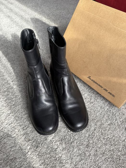 Ghete din piele imblanite 41