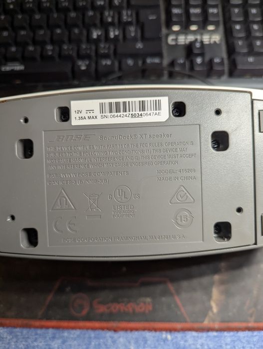 Bose sounddock xt speaker