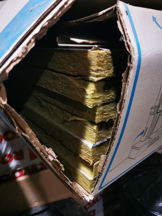 Каменна вата Knauf Insulation за камина с алуминиево фолио