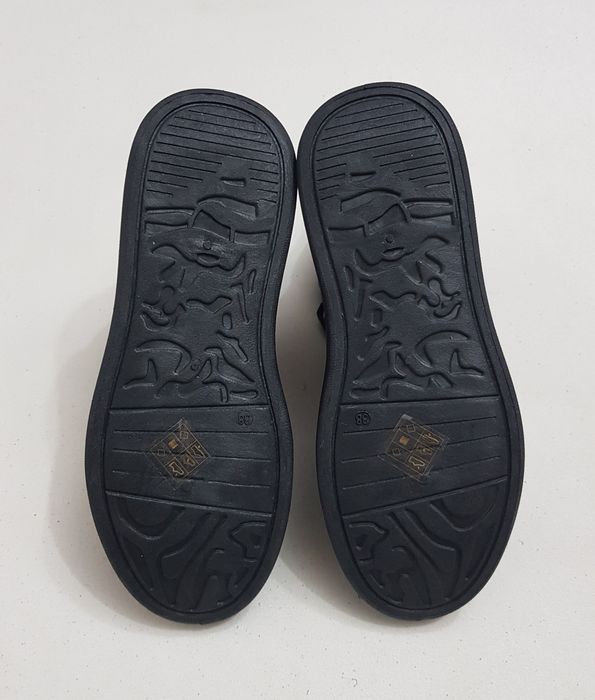 Ghete impermeabile Nike, bocanci de iarnă Nike, piele neagă, nr.38 EU