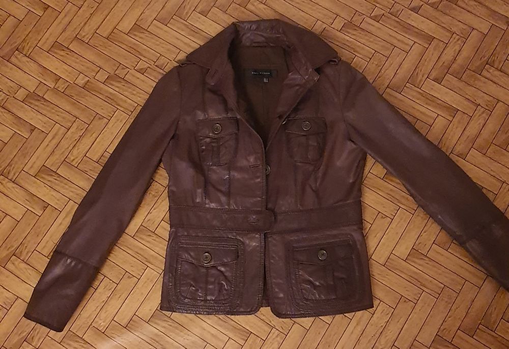 Geaca piele  zara