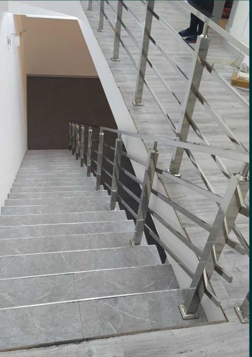 Нержавейка перила замонавий зина туткичлар