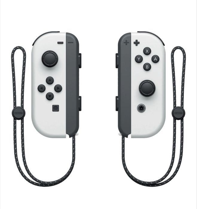 Nintendo Switch OLED White 64GB + 4 игри + пълен комплект