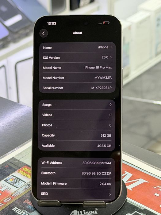 Iphone 16 Pro max 512Gb