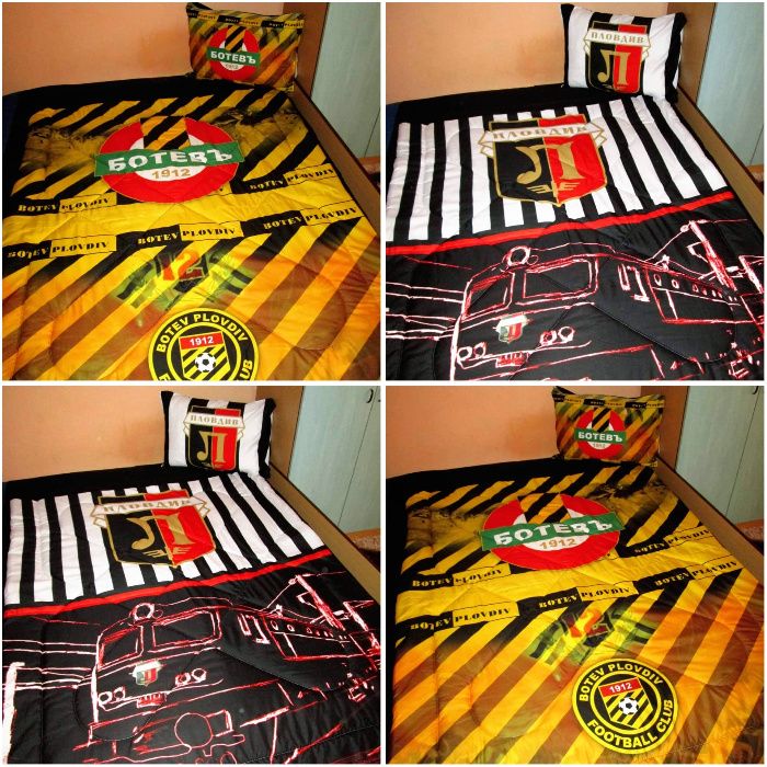 Спални комплекти на Левски,Цска,Ботев Плд и Локо Плд 140/200см