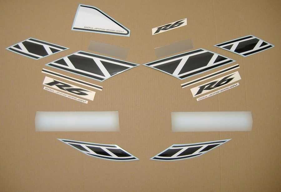 Стикери Yamaha R6 трето поколение 2006г-2007г лепенки Ямаха р6 rj11