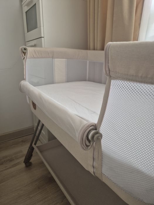 Pătuț co-sleeper Lionelo Luna+4 Cadouri Gratis