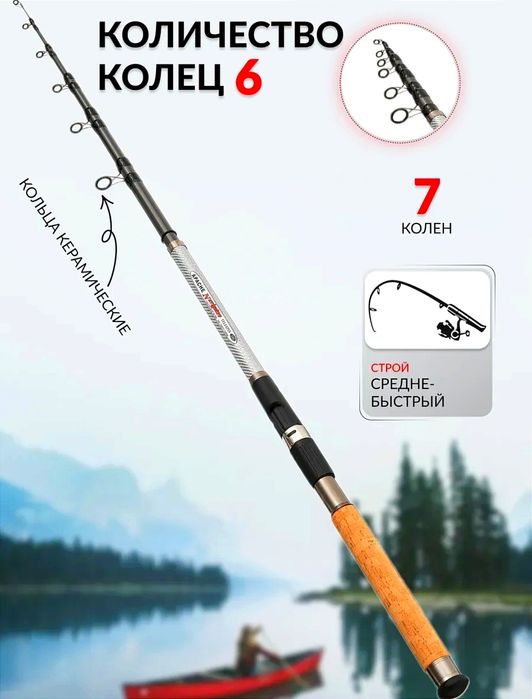 Удочка "APACHE NAVIGATOR" 300 и 3.90-метр, Тест:80-160