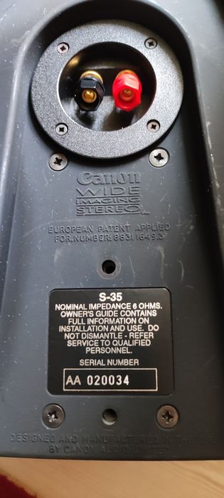 Boxe Canon S35 Wide Imaging Stereo Speakers