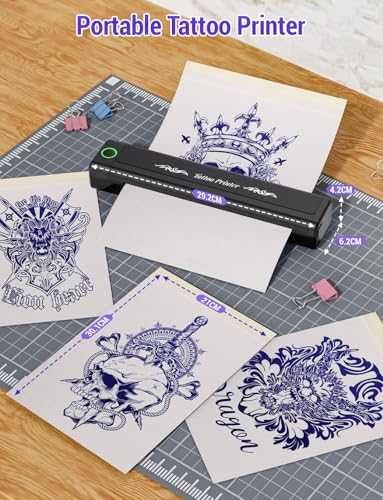 Нов Преносим тату шаблон принтер без мастило Android трансферна хартия