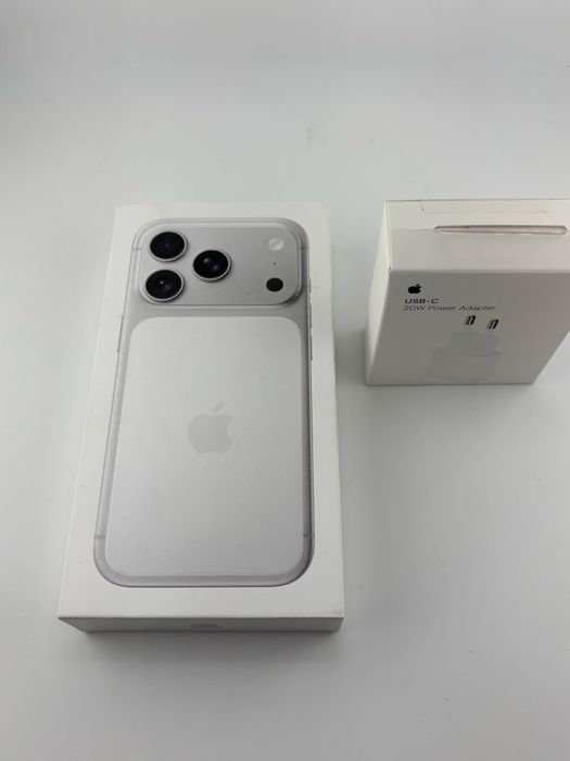 Apple iPhone 17 Pro, 256GB, 5G, Silver, sigilat, garantie 12 luni