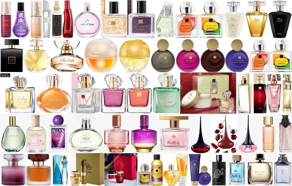 Дамски тоалетни води и парфюми от Avon, Oriflame
